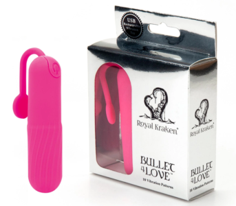 Bullet 4 Love - Rechargeable vibe with tail - Pink RK-01 PNK